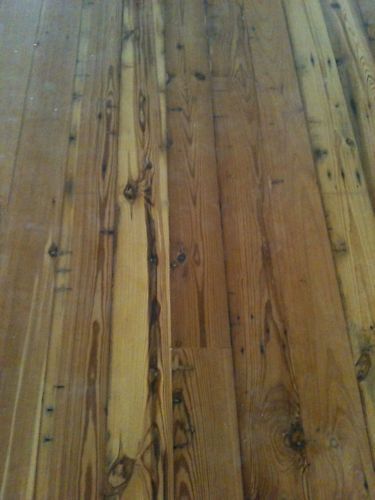 Reclaimed - Old Growth - Long Leaf Pine - Antique Pine Floor 100 Year Old