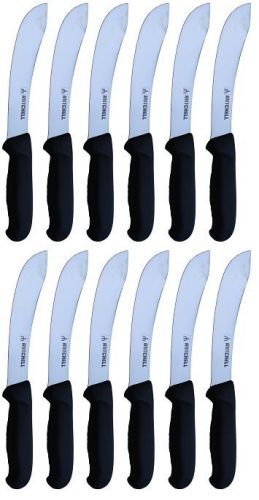 100 X 6.5&#034; Knife Skinning Black Fibrox Handle CAT 13765F X 100