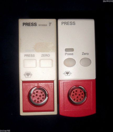 Lot of 2 HP M1006A &amp; Philips M1006B IBP INVASIVE BLOOD PRESSURE MODULES