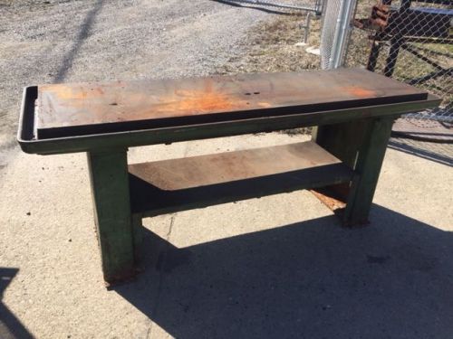 Cast iron oil grooved drill table (29338) for sale