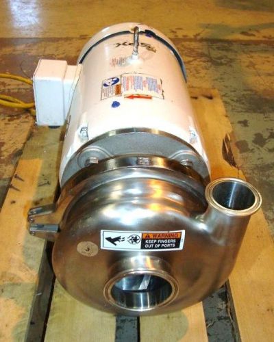 Waukesha cherry burrell spx 15hp centrifugal pump stainless steel sanitary for sale