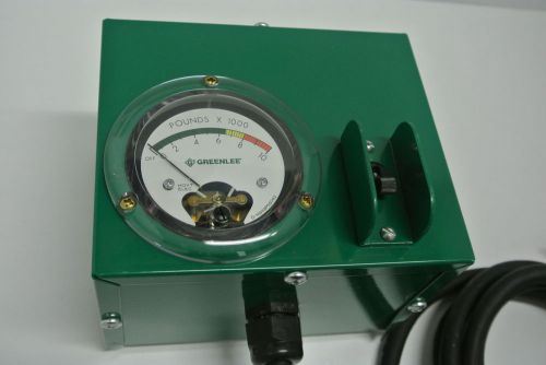 New!!  greenlee 01069  force gauge for 8000# cable puller super tugger for sale