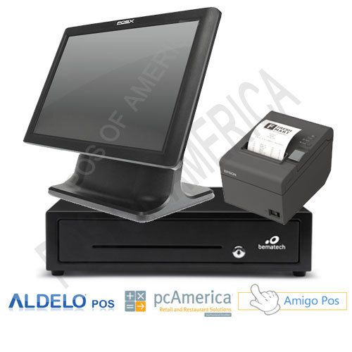 POS-X Ion TP3 15&#034; Fanless TouchComputer Printer Drawer  f/ Aldelo POS Ready7 NEW