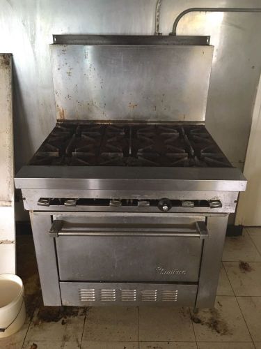 6 Burner Range With Oven