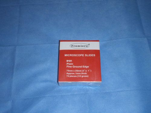 72 Plain Microscope Slides