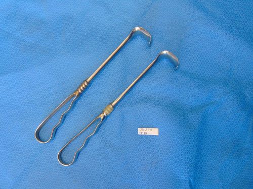 Set Of 2 1&#034; Wide  Deaver Retractors Misdom Frank  &#034;Stainless&#034; R119