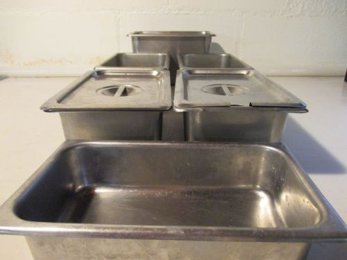 8 piece steam table pans for sale