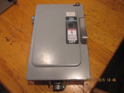 SIEMENS F351 HEAVY DUTY INDOOR SWITCH 30AMPS, 600V AC  101FLOOR