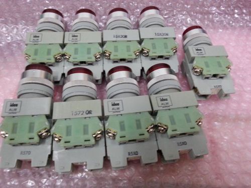 9pcs of idec ALW Pushbutton Switches