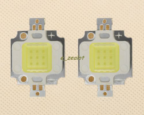 2pcs 10w white high power 800-950lm led light lamp smd chip dc9-12v for sale