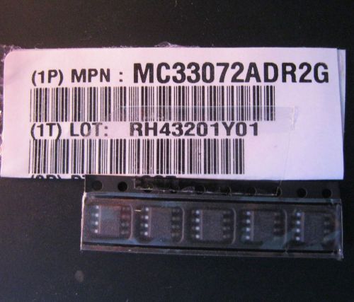 5pcs mc33072d / mc33072dg dual op amp 4.5mhz smd soic-8 mc33072dr2g for sale