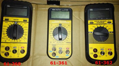 IDEAL 61-361 DIGITAL MULTIMETER  ~Free Shipping