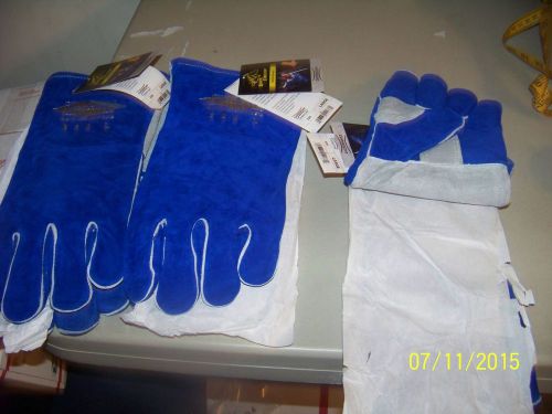 LOT OF 3...Black Stallion 320L Cushion Core Stick Welding Gloves Size Large