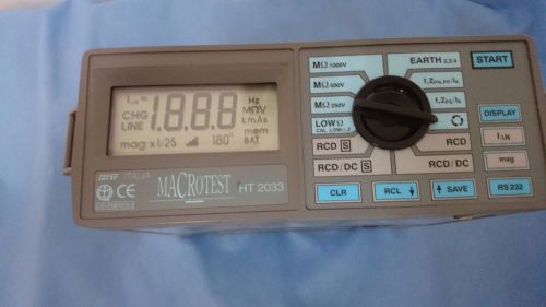 HT ITALIA Macrotest HT2033 Multimeter