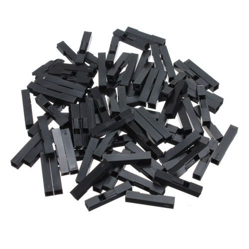 Free Shipping 200PCS 2.54mm 1Pin 1P Dupont Connector Dupont Plastic Shell Plug