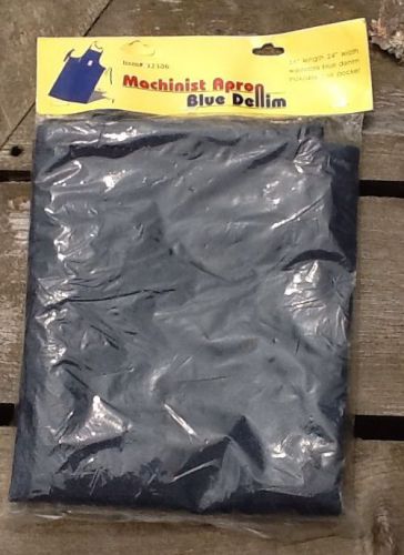 New in package machinist apron blue denim 36&#034;x24&#034; for sale