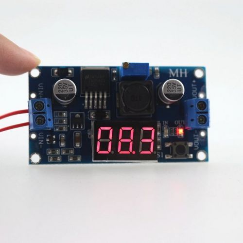 New DC-DC Adjustable Voltage Regulator Converter Power Module with LED Voltmeter