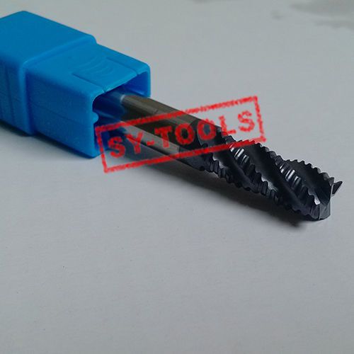 1pc d12*30*d12*75 4 flutes hrc45 roughing endmills tialn coating cnc router bit for sale