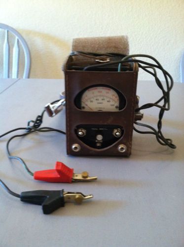 VINTAGE TRIPLETT MODEL CK- 8455 L2 KICK TESTER  WITH LEADS &amp; CASE DC VOLTAGE