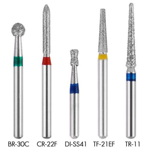 50pcs dental diamond burs medium fg 1.6mm for high-speed handpiece hot sale! for sale