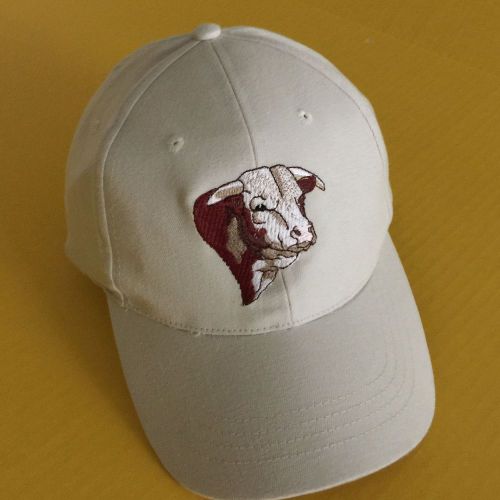 Hereford  Bull - Ball Cap - Khaki - Adult Size