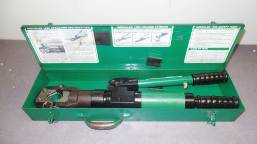 GREENLEE 1990 DIELESS HYDRAULIC CRIMPING CRIMPER 4 AWG TO 1000 MCM #2