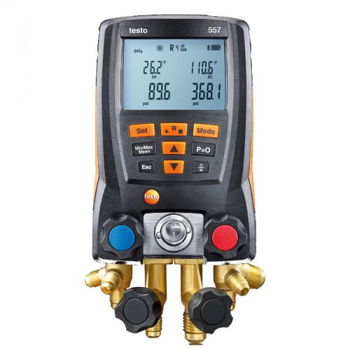 Testo 557 Digital Manifold Kit with Bluetooth Capabilities 0563 1557