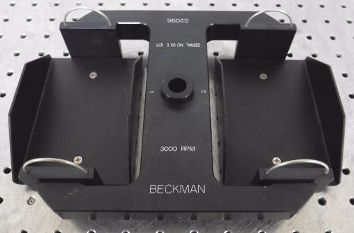 C119869 Beckman S2096 96 Well Plate Centrifuge Rotor (3000 rpm) w/(2) Carriers