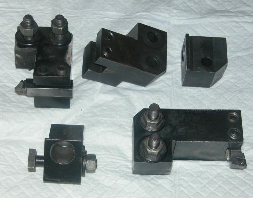 Lot  of Five Tool Holders For Hardinge chnc CNC Lathe FREE SHIPPING!!!!!!