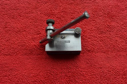 ~Vintage~ Starrett 2&#034; Indicator Inspection Base Machinist Tool USA