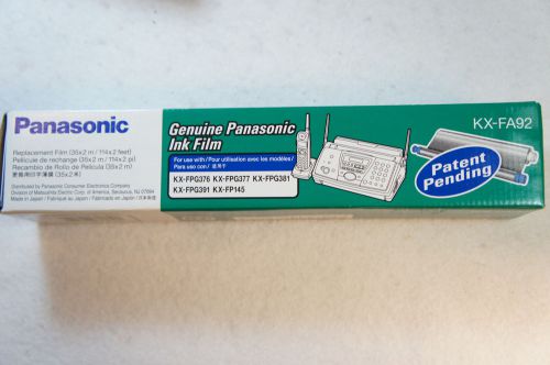 Panasonic Ink Film KX-FA92 for KX-FPG376 KX-FPG377 KX-FPG381 KX-FP145 Fax NIB