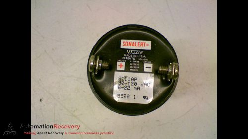 MALLORY SC110P ALARM BUZZER 30-120VAC 6-22MA, SEE DESC