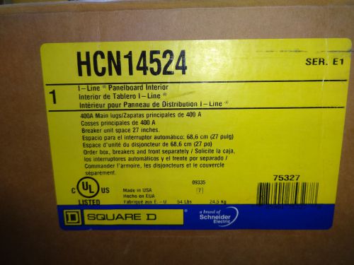 New in box square d hcn14524 i-line interior panelboard 400 amp main lug for sale