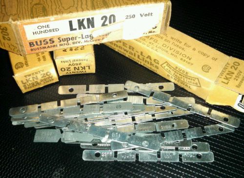 20 NIB Buss LKN 20 amp 250 volt fuse   LKN20