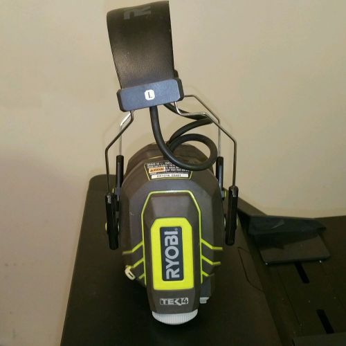 RYOBI NOISE CANCELING HEADPHONES: as is no returns