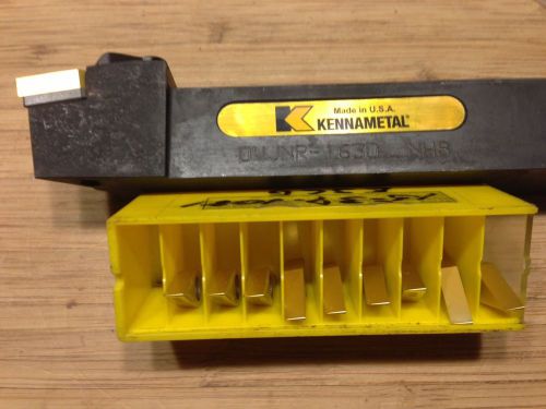 Kennametal DVJNR-163D Indexable Holder 1&#034; Square Shank 6&#034;OAL RH + 10 Inserts NEW
