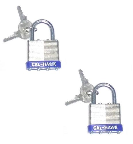 2 PC 40mm Laminated Padlock 1-1/2&#034; Pad Lock Security