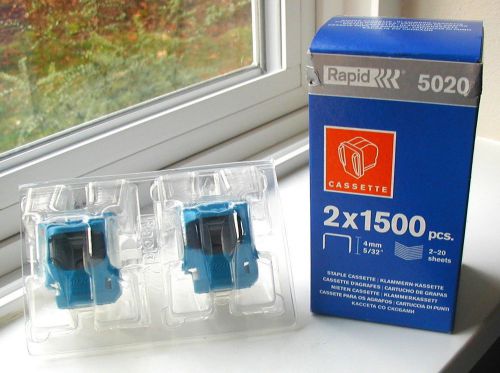 LOT of 6 NEW RAPID 5020 STAPLE CARTRIDGES 2-PACK for RAPID 5020e 5025e STAPLERS