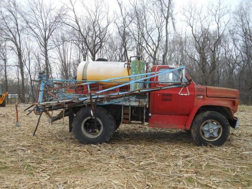 Gmc spray truck sprayer 60 foot 48 tires for sale