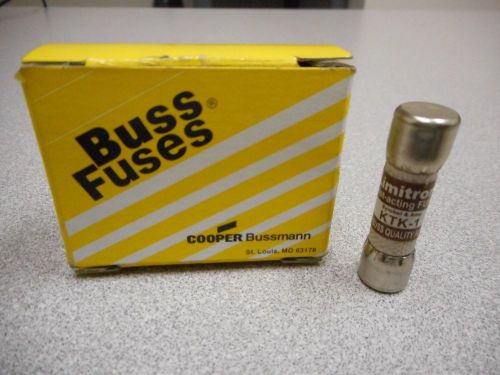 COOPER BUSSMAN KTK-1 LIMITRON FAST-ACTING FUSE GENERA PURPOSE (BOX OF 5)