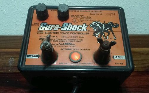 Electric Fence Controller - Sure Shock Model SS-550 INV#0266-08