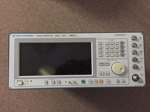 Rohde &amp; Schwarz (R&amp;S) SMIQ03 Signal Generator, 300KHz-3.3GHz