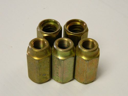 New lot of 5 parker p-42 3/8 x 1w hydraulic fitting no - skive p42 for sale