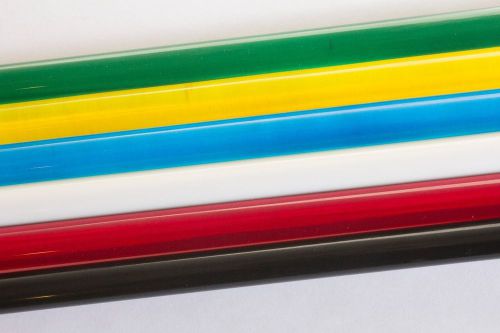 3/4 Round Yellow Acrylic Rod