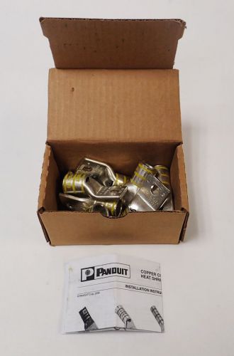 Lot of 10 unused panduit lcax250-38-x str/flex copper conductor lugs nib/nos for sale