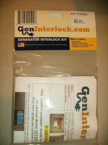 Eat-ch200a cutler hammer generator interlock kit ch series only 150 or 200 amp for sale