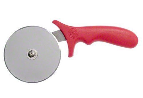 American metalcraft  (pizr2)  4&#034; red plastic handle pizza cutter for sale
