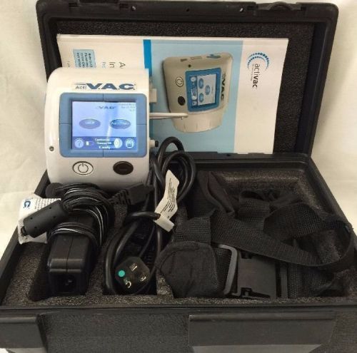 KCI ActiVAC Negative Pressure Wound Therapy Unit w/case &amp; power supply