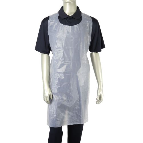 Royal 28&#034; x 46&#034; Lightweight Disposable Poly Aprons, Box of 1,000, DA2846