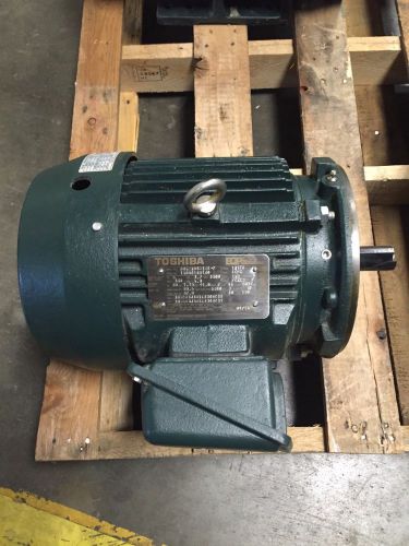 5 HP ELECTRIC MOTOR 3600 RPM 184TC TOSHIBA